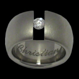 Titanring Spannring breit