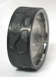 Titanring schwarz